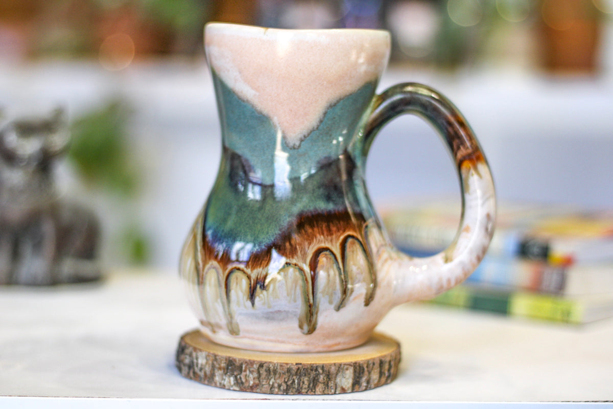 19-B Hidden Valley Variation Acorn Gourd Mug, 22 oz.