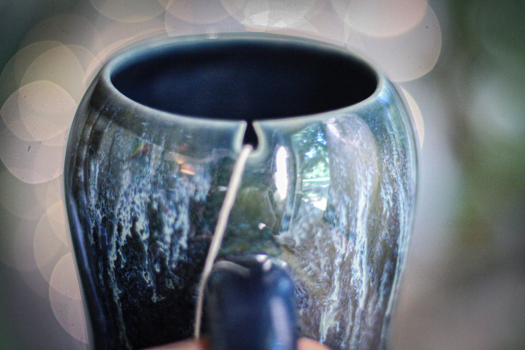 23-D Astral Wave Notched Gourd Mug, 20 oz.