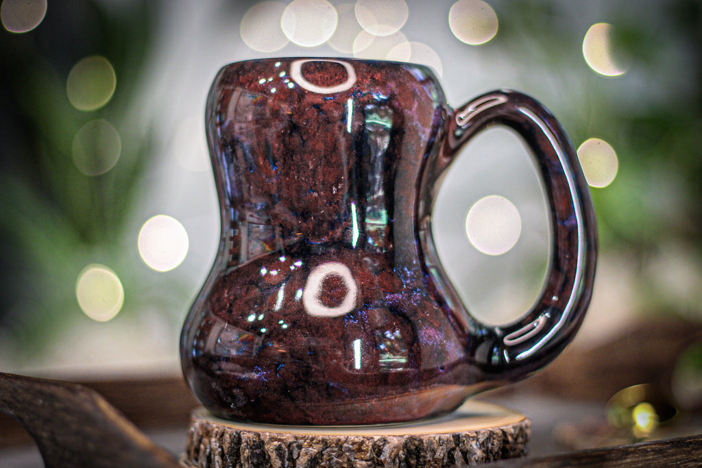 21-C Dragon's Blood Agate Gourd Mug - MINOR MISFIT, 15 oz. - 10% off