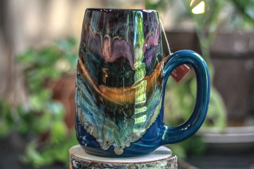 19-B Purple Haze Notched Textured Mug, 24 oz.