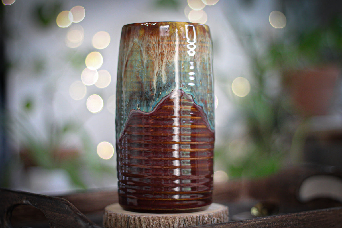 20-D Aqua Falls Textured Stein Mug, 23 oz.