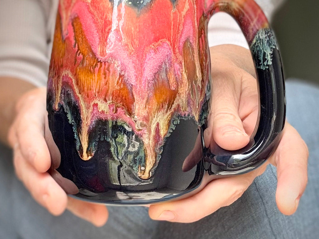 21-B Molten Strata Mug, 23 oz.