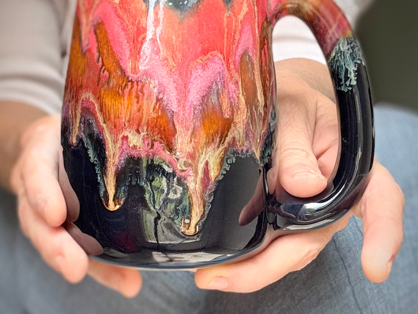 21-B Molten Strata Mug, 23 oz.