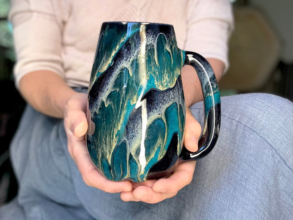 21-D Turquoise Grotto Mug - MISFIT, 25 oz. - 20% off