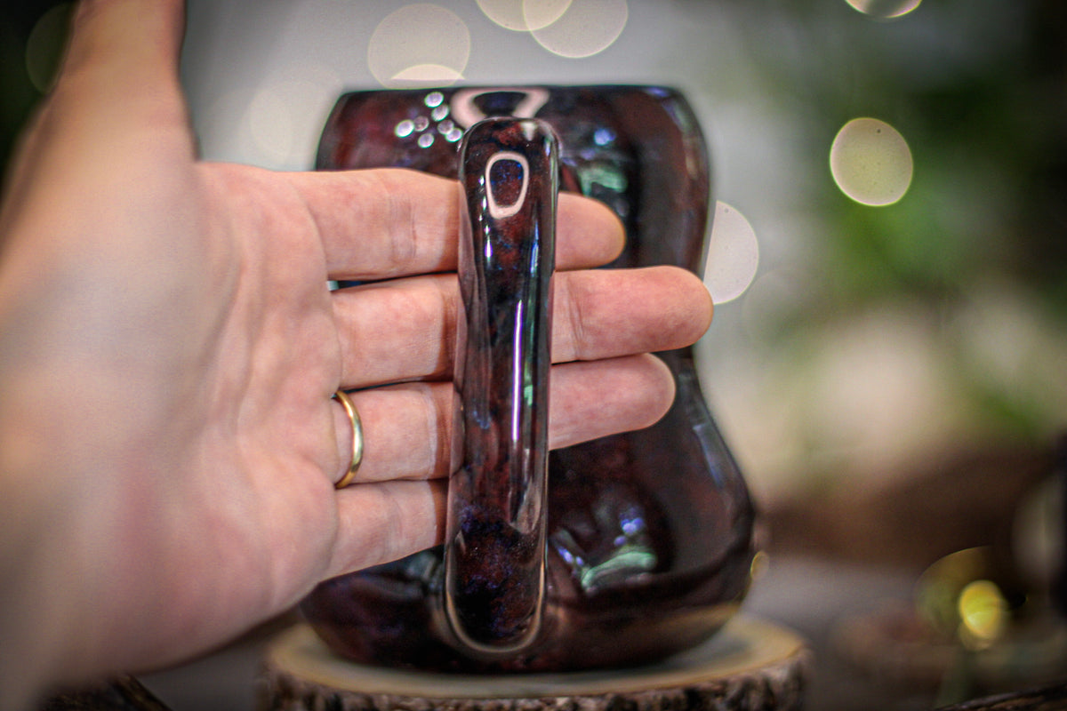 21-C Dragon's Blood Agate Gourd Mug - MINOR MISFIT, 15 oz. - 10% off
