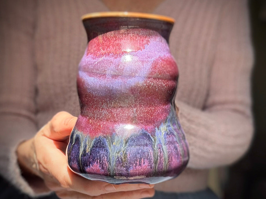 21-E Purple EXPERIMENT Cuddle Mug, 18 oz.