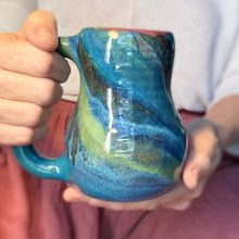 Load image into Gallery viewer, 21-D Turquoise Grotto PROTOTYPE Mid Mod Mug, 16 oz.