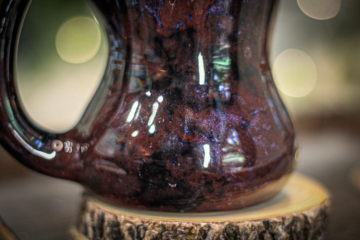 21-C Dragon's Blood Agate Gourd Mug - MINOR MISFIT, 15 oz. - 10% off