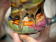 Load image into Gallery viewer, 01-E Olive &#39;FLOW&#39; Textured Divot Mug, 22 oz. (This listing is for one mug)