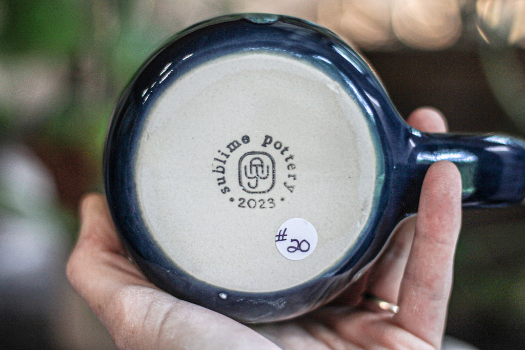 19-B Desert Oasis Gourd Mug - TOP SHELF, 26 oz.