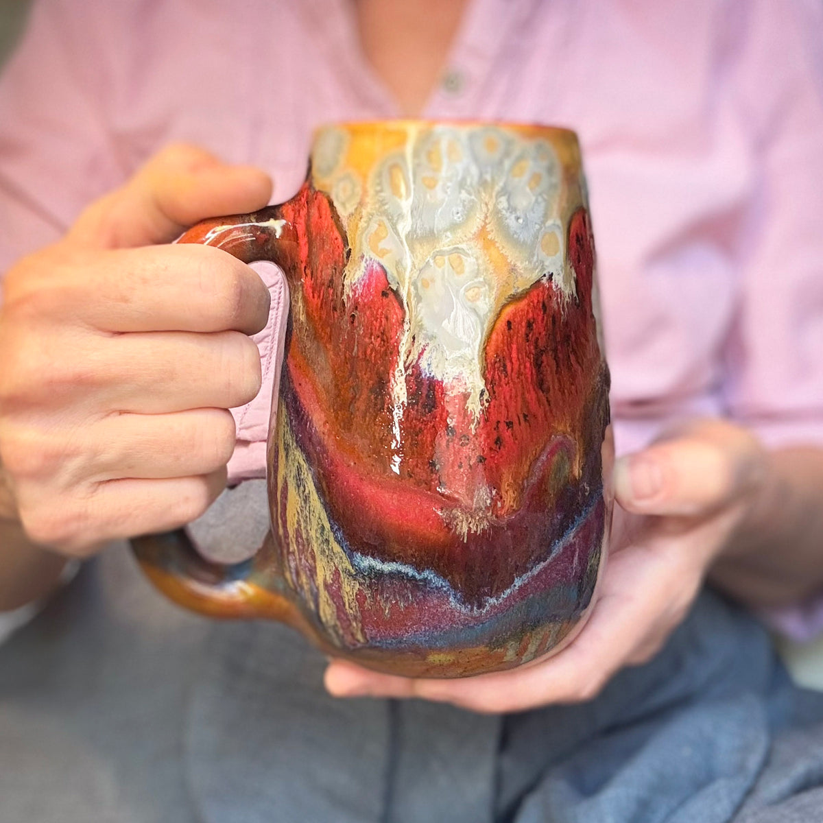 19-B Earthy Landscape PROTOTYPE Mug - MISFIT, 26 oz. - 10% off