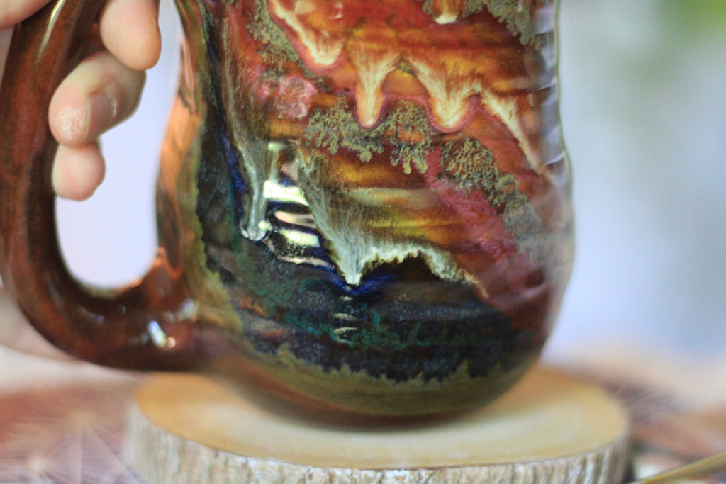 16-D EXPERIMENT Textured Divot Mug, 19 oz.