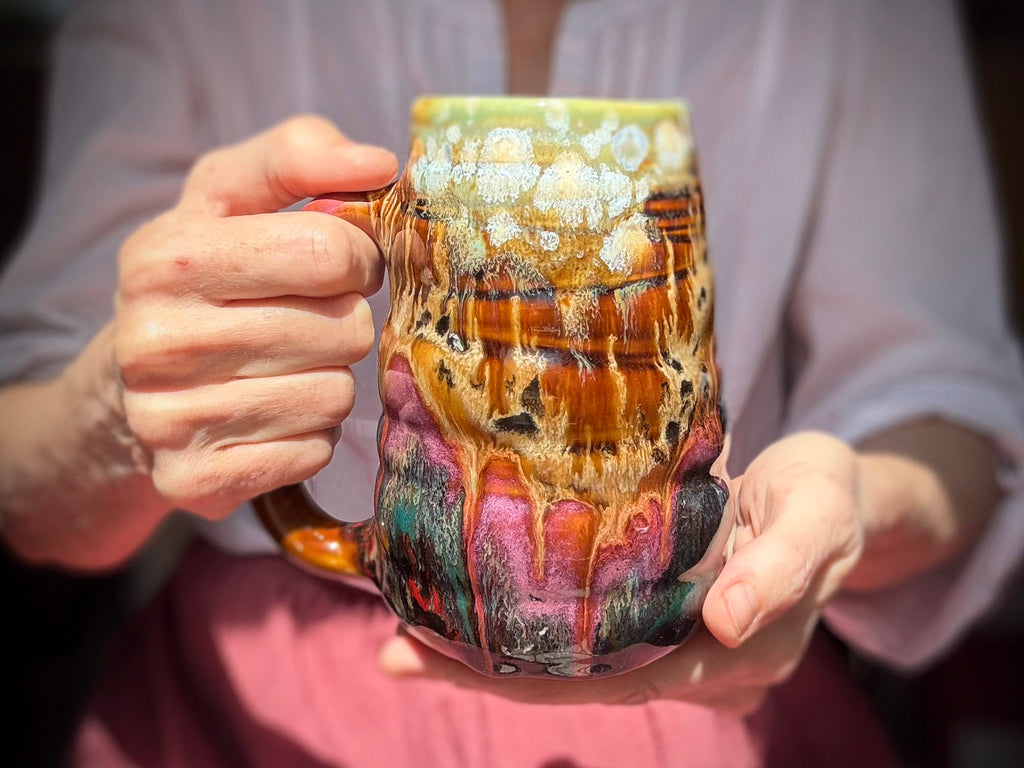 21-C Desert Oasis Swirly Mug - MISFIT, 22 oz. - 15% off