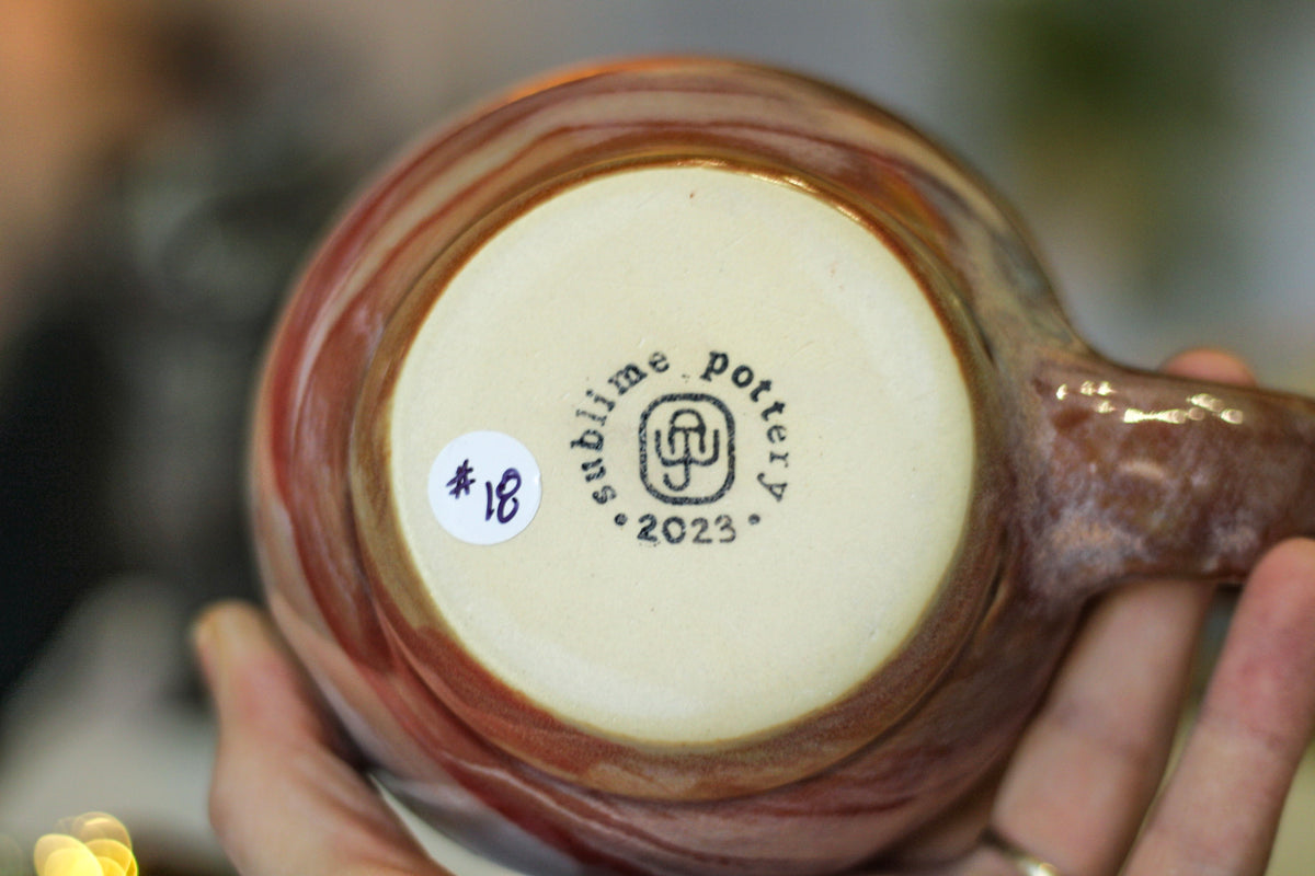 18-C EXPERIMENT Barely Flared Notched Acorn Mug, 15 oz.