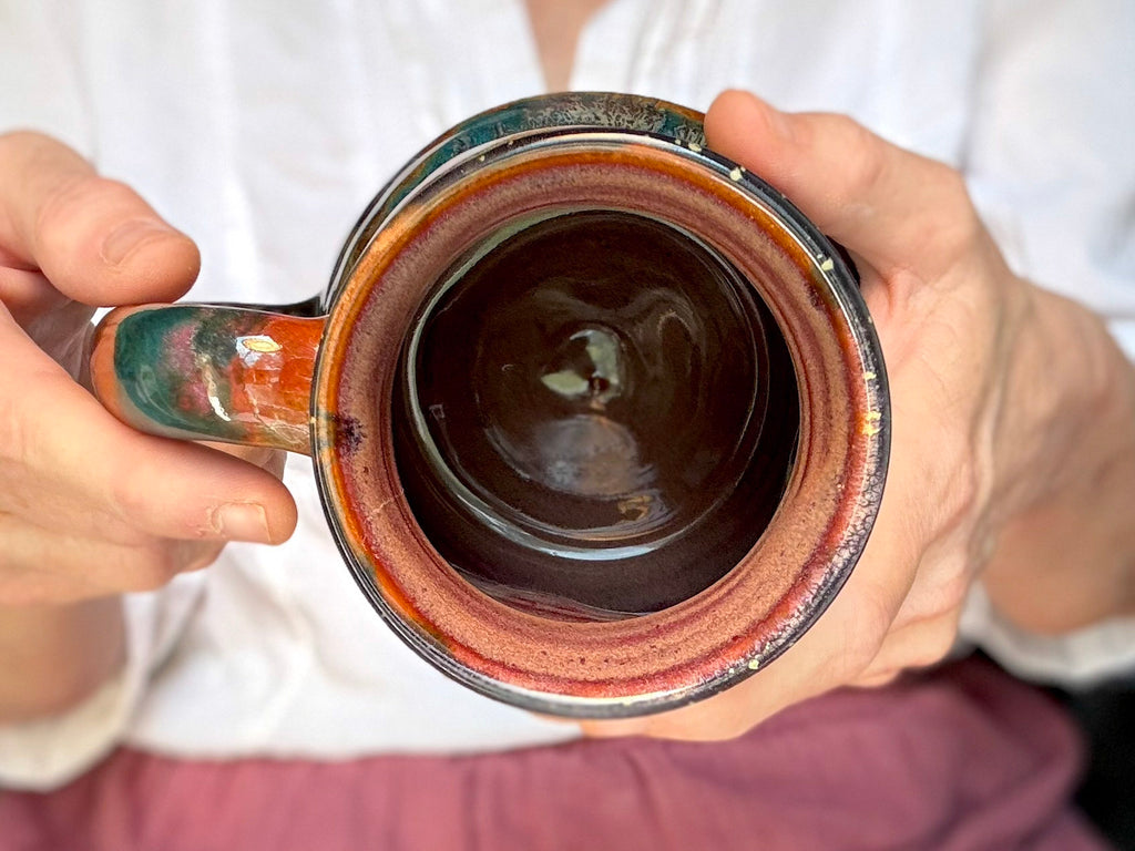 20-A Purple Mountain Majesty Cuddle Mug - TOP SHELF MISFIT, 24 oz.