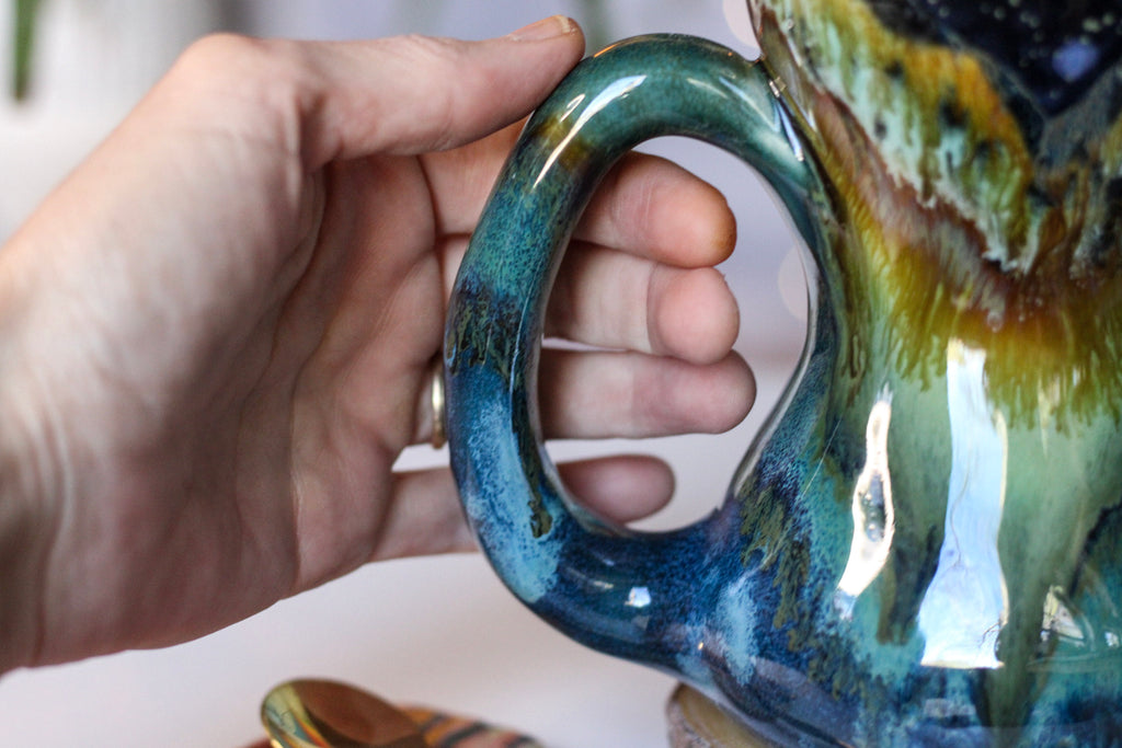 19-A Rocky Mountain Midnight Gourd Mug, 19 oz.