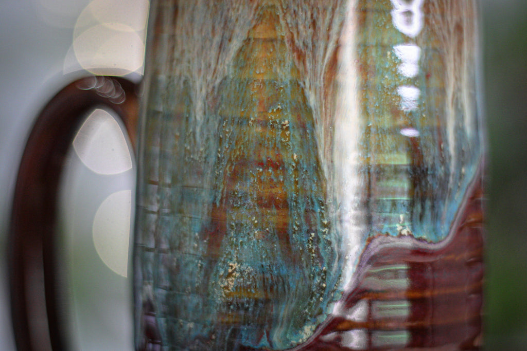 20-D Aqua Falls Textured Stein Mug, 23 oz.