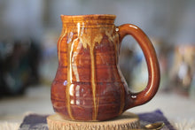 Load image into Gallery viewer, 14-F Brown EXPERIMENT Barely Flared Textured Divot Mug - MISFIT, 18 oz. - 20% off