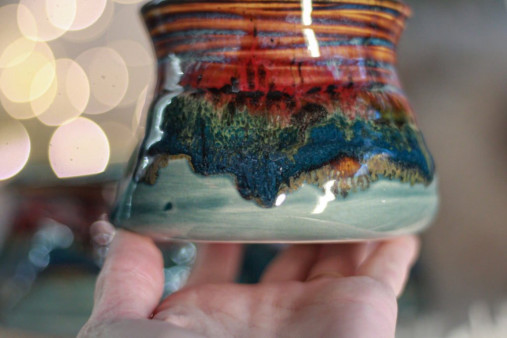 18-F EXPERIMENT Textured Divot "Sipping Bowl", 12 oz. (This listing is for one bowl)