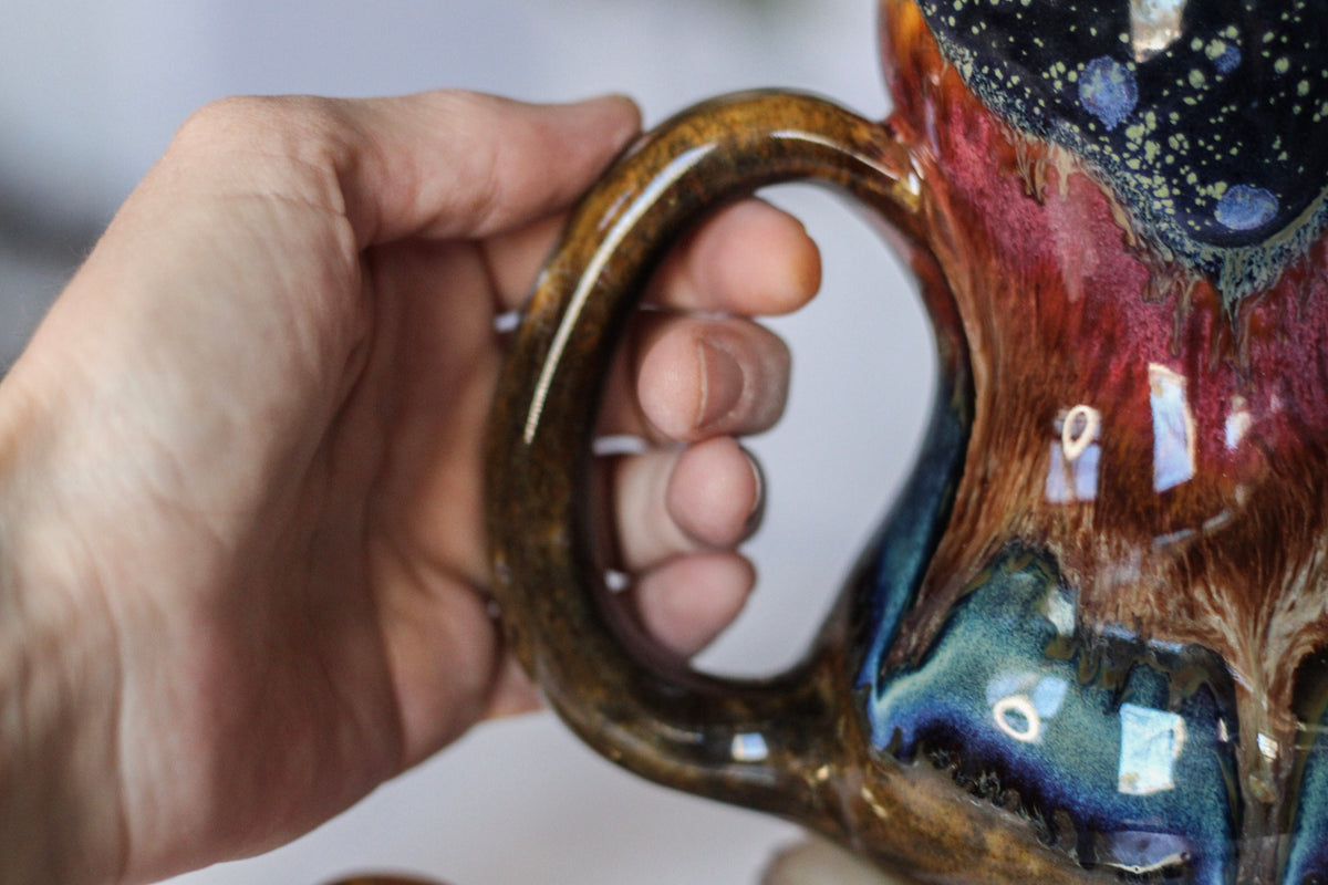 19-B Starry Night Gourd Mug - TOP SHELF, 22 oz.