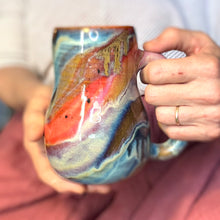 Load image into Gallery viewer, 03-D Rainbow Grotto Mid Mod Mug, TOP SHELF - 22 oz.
