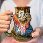 03-B Molten Cheetah Cuddle Mug, 24 oz.