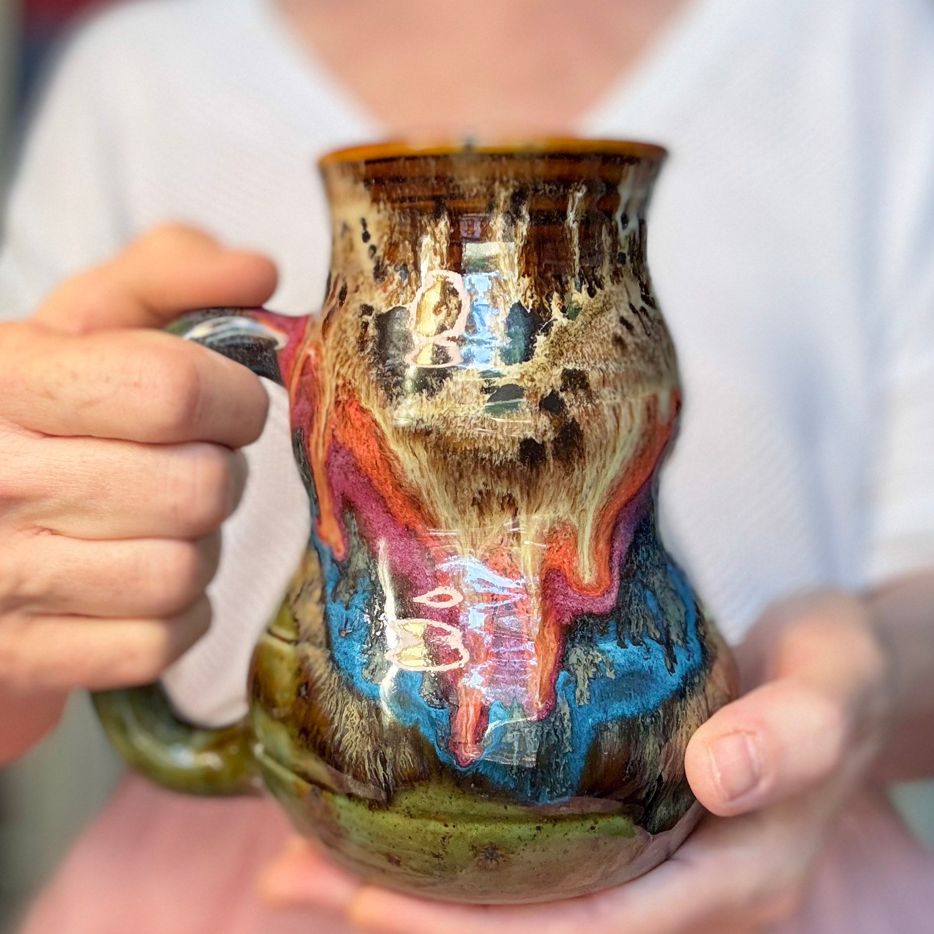 03-B Molten Cheetah Cuddle Mug, 24 oz.