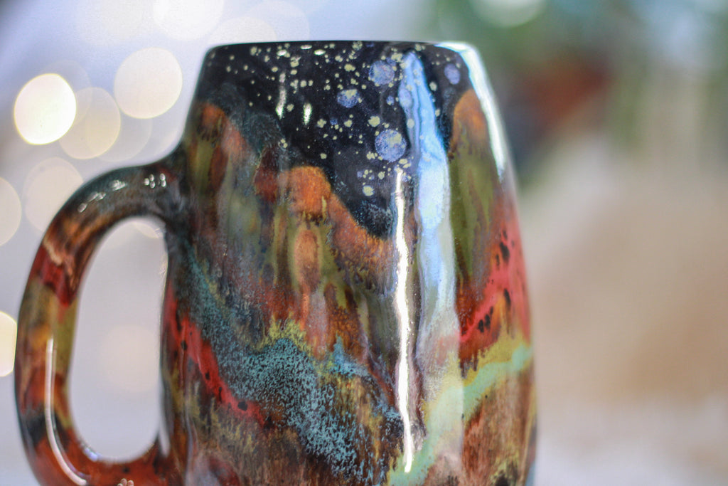 02-A Green Mountain Midnight Mug - TOP SHELF MISFIT, 24 oz.