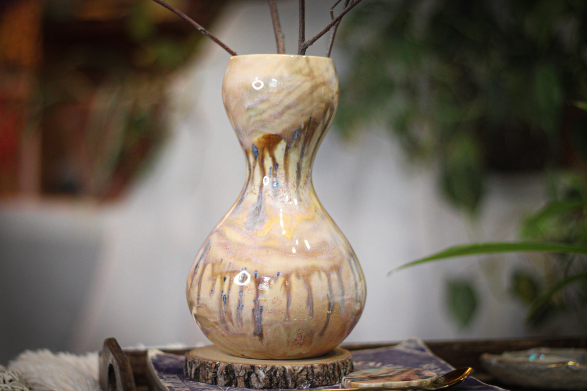 10-B Soft Earth Series PROTOTYPE Gourd Vase