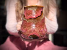 Load image into Gallery viewer, 03-E Magenta Grotto Curvy Mug - TOP SHELF, 19 oz.