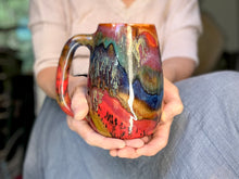 Load image into Gallery viewer, 03-B Rainbow Strata Mug - TOP SHELF, 24 oz.