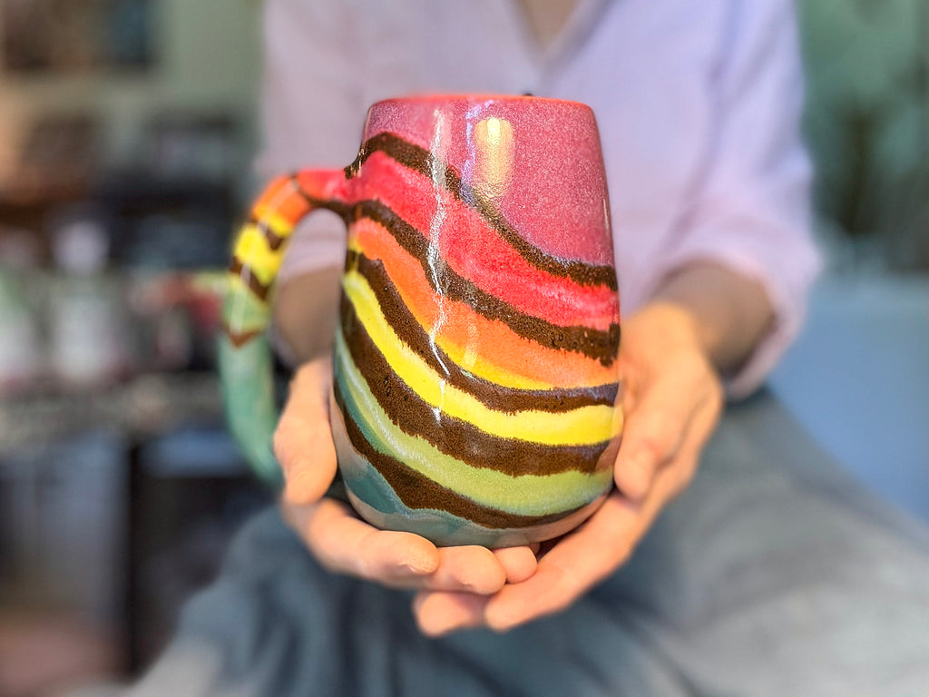 03-C Rainbow Mug, 24 oz.