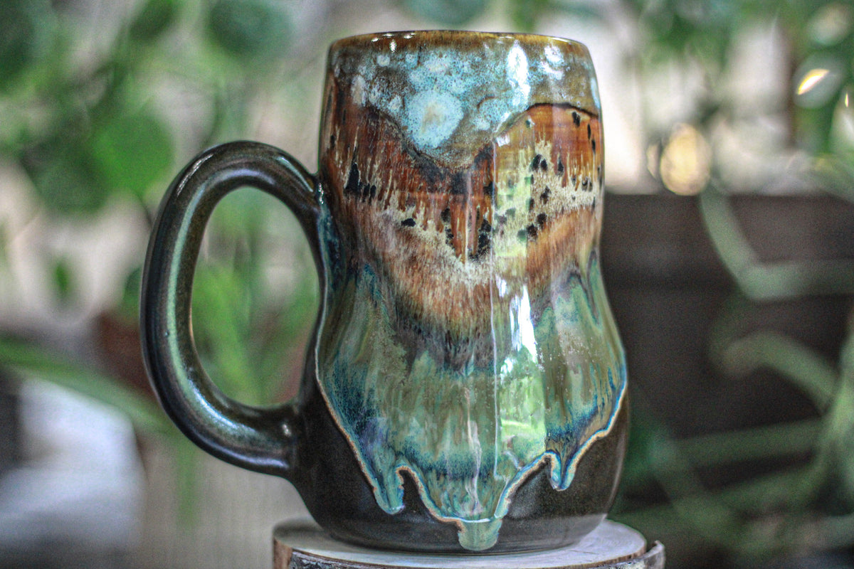 19-B Desert Oasis Gourd Mug - TOP SHELF, 26 oz.
