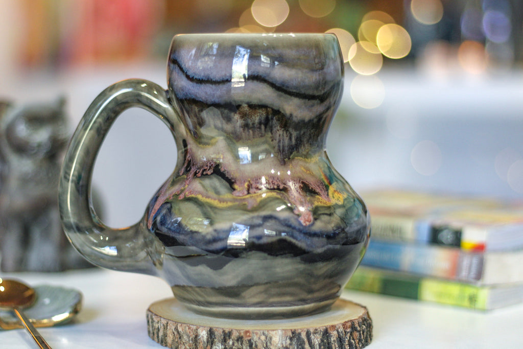 19-B Bumblebee Jasper Acorn Gourd Mug - MISFIT, 24 oz. - 20% off