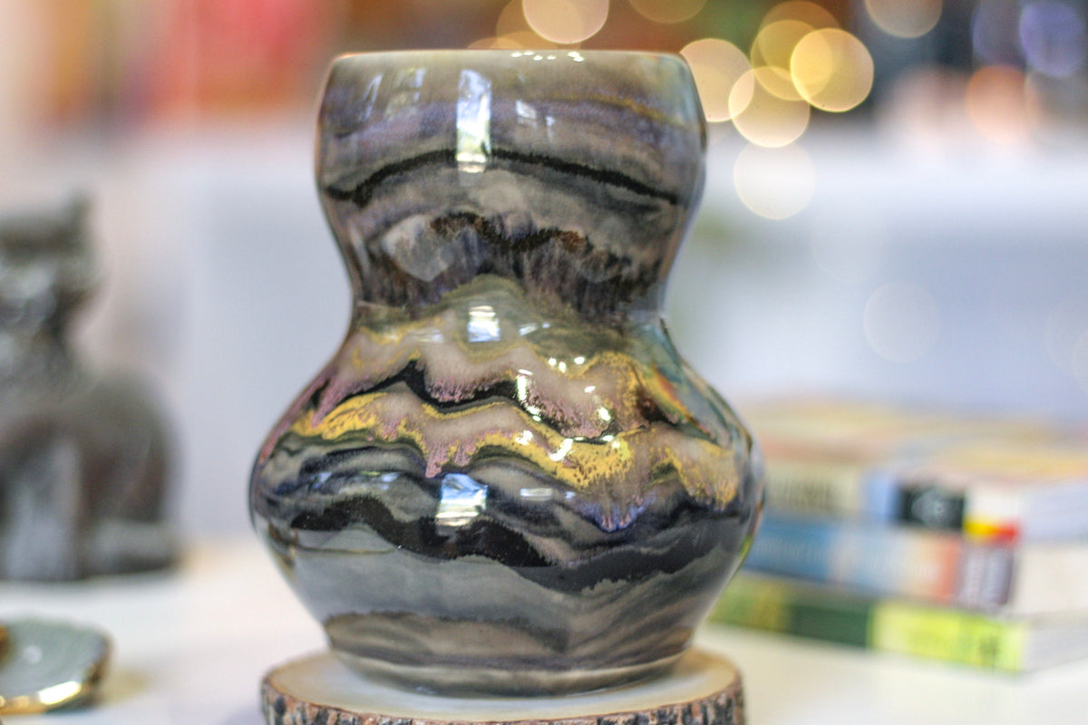 19-B Bumblebee Jasper Acorn Gourd Mug - MISFIT, 24 oz. - 20% off