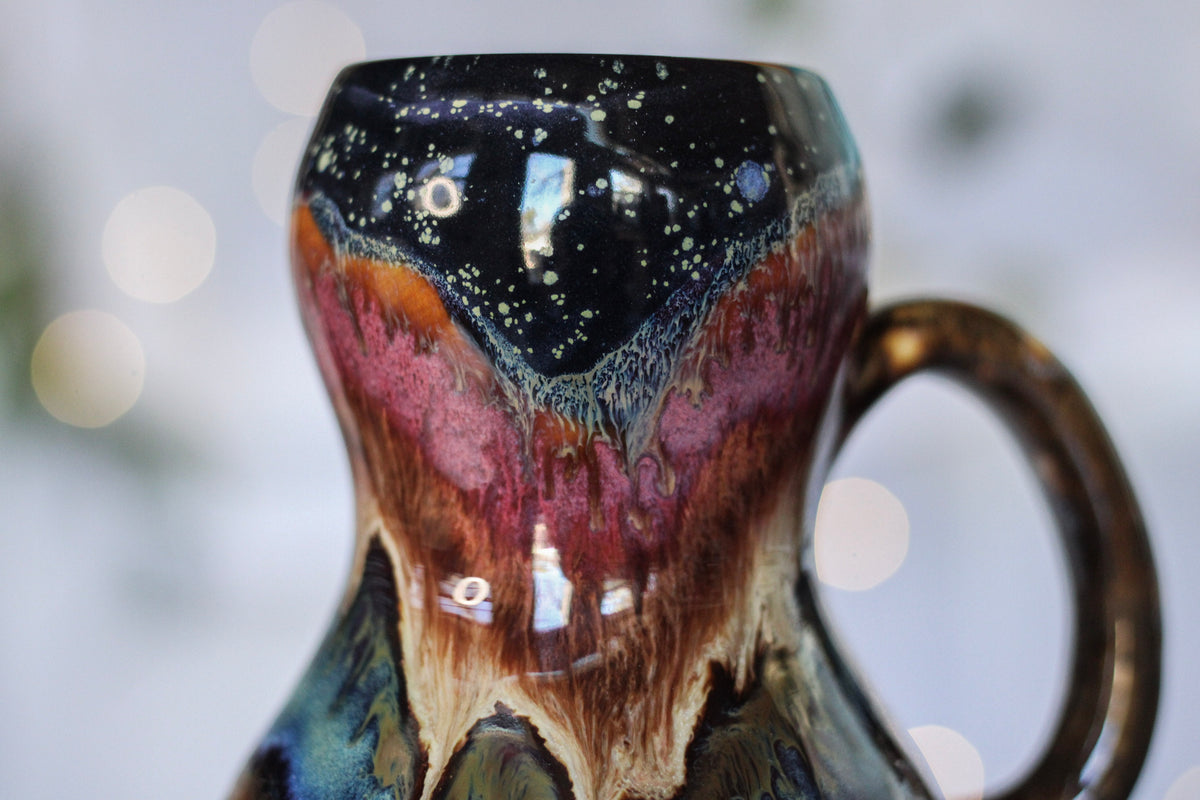 19-B Starry Night Gourd Mug - TOP SHELF, 22 oz.