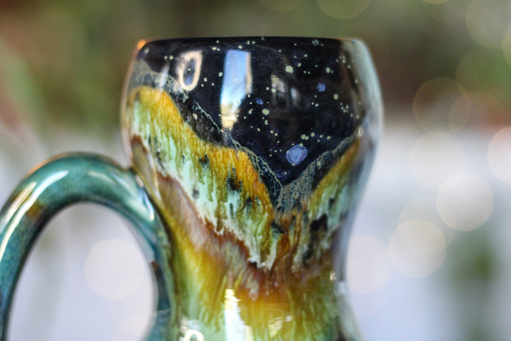 19-A Rocky Mountain Midnight Gourd Mug, 19 oz.