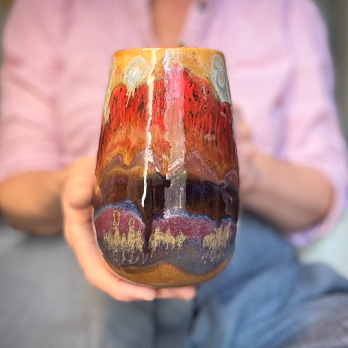 19-B Earthy Landscape PROTOTYPE Mug - MISFIT, 26 oz. - 10% off