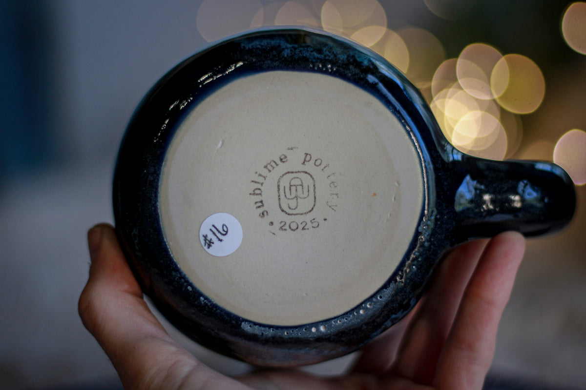 16-B Green Mountain Midnight Mug, 26 oz.