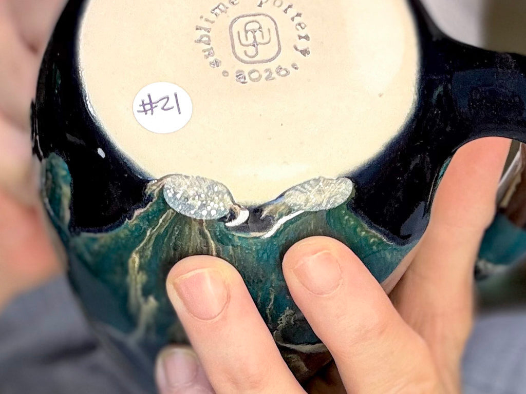 21-D Turquoise Grotto Mug - MISFIT, 25 oz. - 20% off