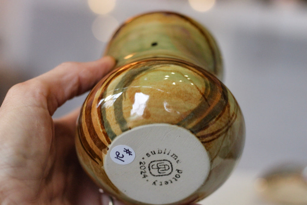 21-F EXPERIMENT Petite Notched Gourd Mug, 10 oz.