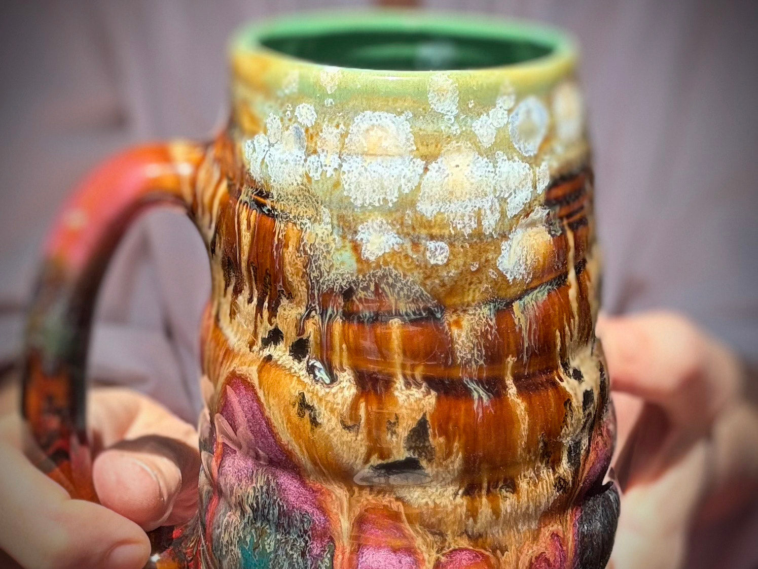 21-C Desert Oasis Swirly Mug - MISFIT, 22 oz. - 15% off