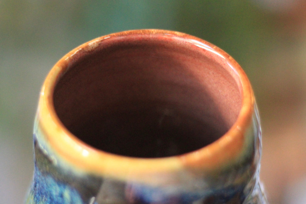 14-E Blue PROTOTYPE Curvy Mug, 22 oz.
