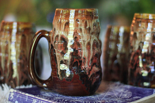 17-F Primal Fire Textured Divot Mug, 24-26 oz. (This listing is for one mug)