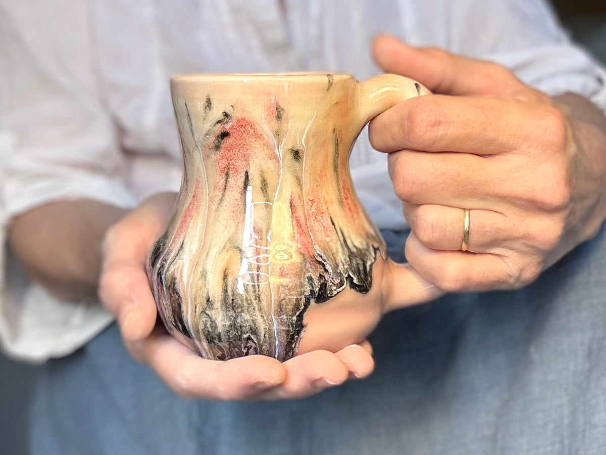 26-SC Flared Textured Mug, 14 oz.