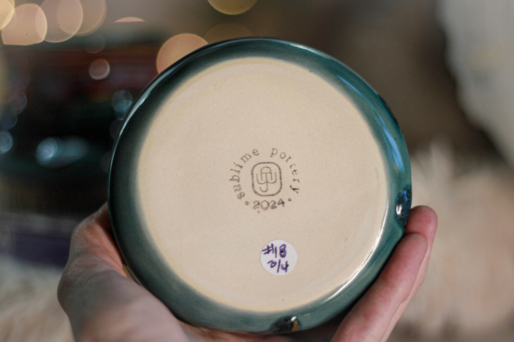 18-F EXPERIMENT Textured Divot "Sipping Bowl", 12 oz. (This listing is for one bowl)