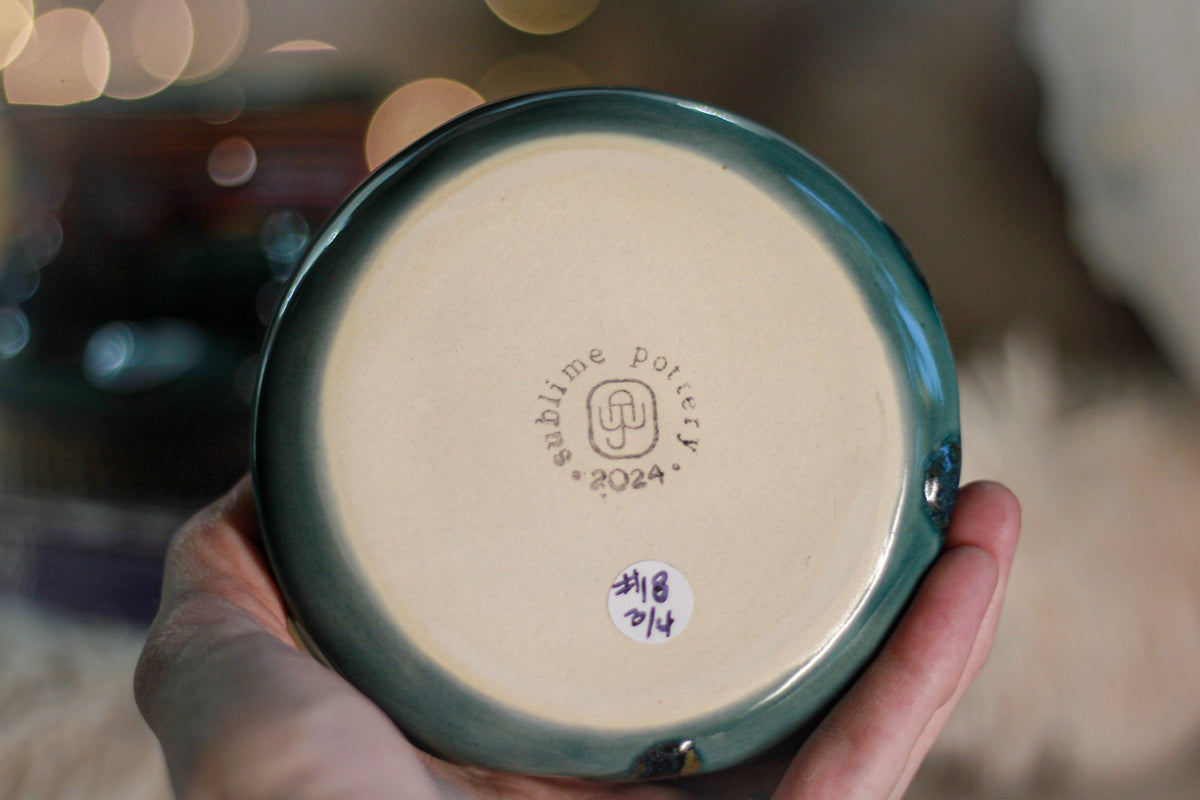 18-F EXPERIMENT Textured Divot "Sipping Bowl", 12 oz. (This listing is for one bowl)