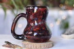23-C Dragon's Blood Agate Gourd Mug - MINOR MISFIT, 17 oz. - 10% off