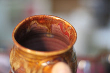 Load image into Gallery viewer, 14-F Brown EXPERIMENT Barely Flared Textured Divot Mug - MISFIT, 18 oz. - 20% off