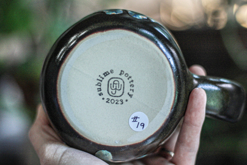 19-B Desert Oasis Gourd Mug - TOP SHELF, 26 oz.